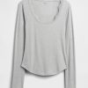 Top PJ cu dantelă Mini Rib Top PJ cu dantelă Mini Rib