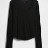 Top PJ cu dantelă Mini Rib Top PJ cu dantelă Mini Rib