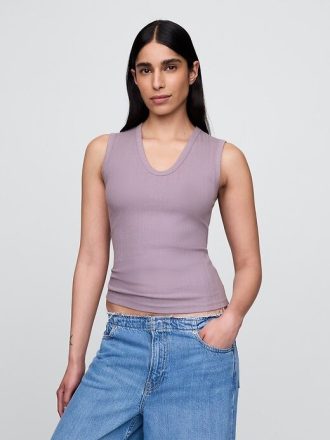 Top tanc modern cu coaste