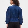 Top Voile cu Trim Dantela