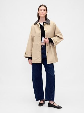 Trenci supradimensionat din twill
