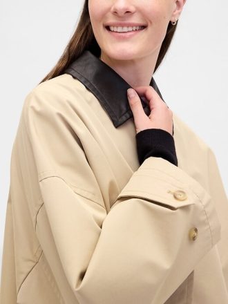 Trenci supradimensionat din twill