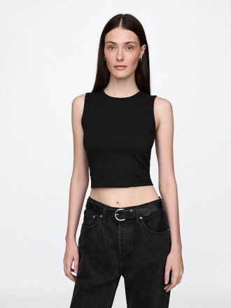 Tricot crop din jerseu CloseKnit
