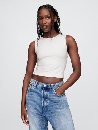 Tricot crop din jerseu CloseKnit