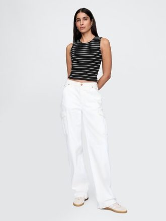 Tricot crop din jerseu CloseKnit