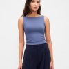 Tricot Crop din Jersey Tricot Boatneck Tricot Crop din Jersey Tricot Boatneck