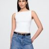 Tricot Crop din Jersey Tricot Boatneck Tricot Crop din Jersey Tricot Boatneck