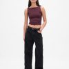 Tricot Crop din Jersey Tricot Boatneck Tricot Crop din Jersey Tricot Boatneck