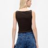 Tricot Crop din Jersey Tricot Boatneck Tricot Crop din Jersey Tricot Boatneck