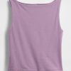 Tricot Crop din Jersey Tricot Boatneck Tricot Crop din Jersey Tricot Boatneck