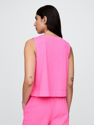 Tricot din bumbac organic cu greutate mare