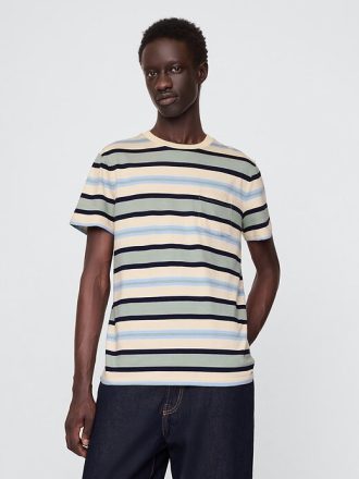 Tricou buzunar din bumbac organic pentru adulți