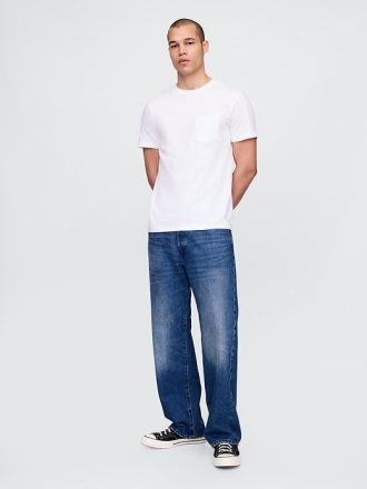 Tricou buzunar din bumbac organic pentru adulți