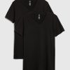 Tricou clasic cu decolteu în V (pachet de 2)