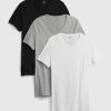 Tricou clasic cu decolteu în V (pachet de 3)