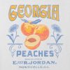Tricou crop boxy cu grafic Georgia Peaches pentru copii