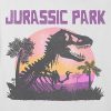 Tricou crop boxy cu grafic Jurassic Park pentru copii