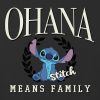 Tricou crop boxy pentru copii Lilo și Stitch Ohana înseamnă familie