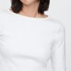Tricou crop cu coaste grele Tricou crop cu coaste grele