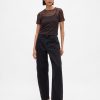 Tricou Crop Mesh