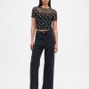 Tricou Crop Mesh