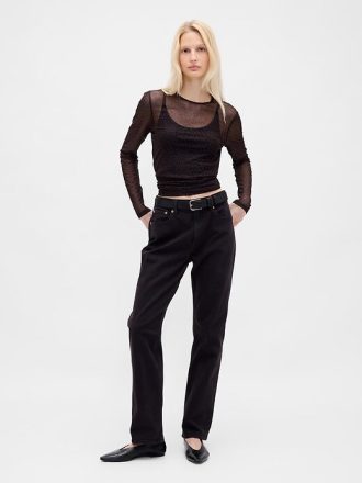 Tricou Crop Mesh