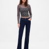 Tricou Crop Mesh