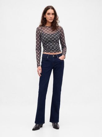 Tricou Crop Mesh