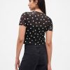 Tricou Crop Mesh