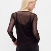 Tricou Crop Mesh