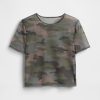 Tricou Crop Mesh