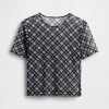 Tricou Crop Mesh