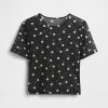 Tricou Crop Mesh