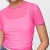 Tricou Crop Mesh Tricou Crop Mesh