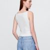 Tricou crop modern cu șorț și gât