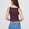 Tricou crop modern cu șorț și gât