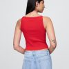 Tricou crop modern cu șorț și gât