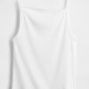 Tricou crop modern cu șorț și gât
