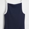 Tricou crop modern cu șorț și gât