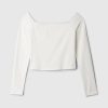 Tricou crop modern cu umeri Tricou crop modern cu umeri