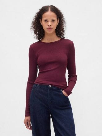 Tricou Crop Modern Rib Tricou Crop Modern Rib
