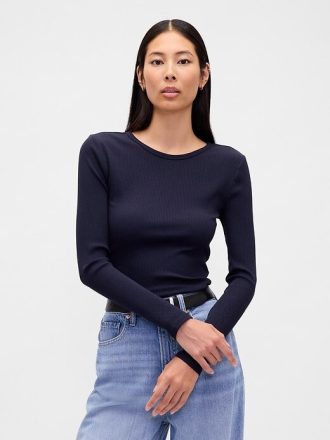 Tricou Crop Modern Rib