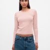 Tricou Crop Modern Rib
