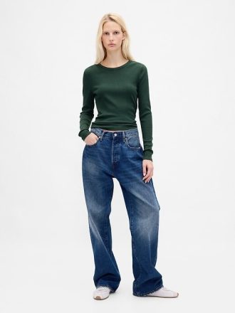 Tricou Crop Modern Rib
