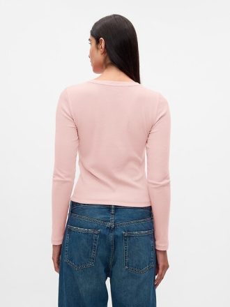 Tricou Crop Modern Rib