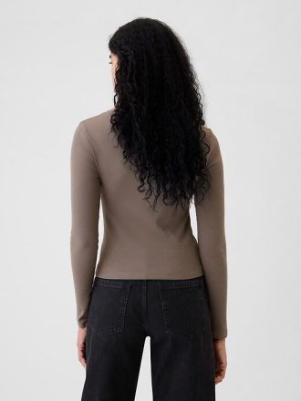 Tricou Crop Modern Rib