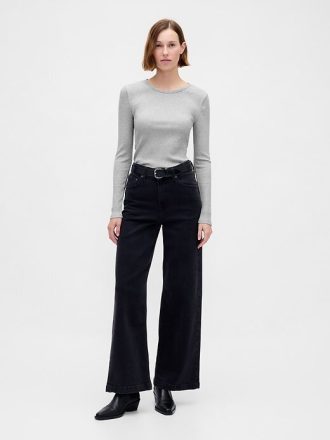Tricou Crop Modern Rib