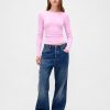 Tricou Crop Modern Rib