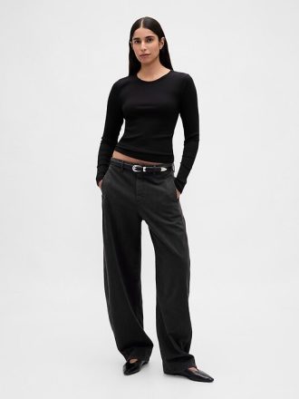 Tricou Crop Modern Rib