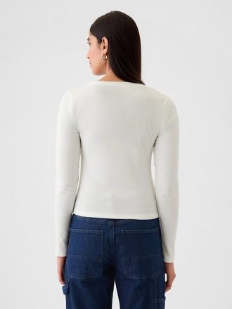 Tricou Crop Modern Rib